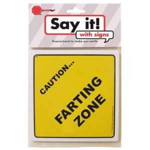  CAUTION FARTING ZONE: Home & Kitchen