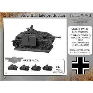   Forged in Battle (15mm WWII): StuG IIIG late (4): Toys & Games