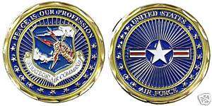 USAF AIR FORCE STRATEGIC AIR COMMAND SAC CHALLENGE COIN  