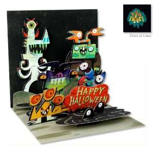  3D Greeting Card   MONSTERS   Halloween: Home & Kitchen