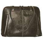 BUXTON ST400 T44 EURO TOTE BLACK LEATHER 16 7/8X12 3/8