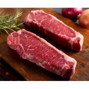 New York Strip Steaks (CAB) 14 oz Grocery & Gourmet Food