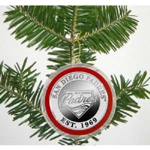  San Diego Padres Silver Coin Ornament: Sports & Outdoors
