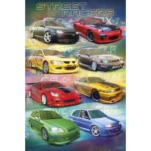   Posters: Max Power   Street Racers   35.7x23.8 inches: Home & Kitchen