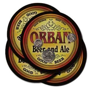  Orban Beer and Ale Coaster Set: Kitchen & Dining