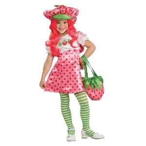  Girls Deluxe Strawberry Shortcake Halloween Costume: Toys 