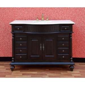  Straus 48 Traditional Single Sink Bathroom Vanity Set 