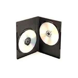    Neato   Black SlimLine Double DVD Cases   25 Pack