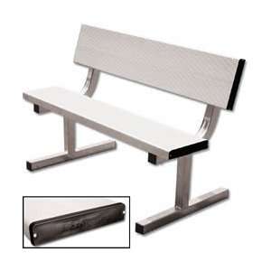  15ft Players Bench w/Back (EA): Sports & Outdoors