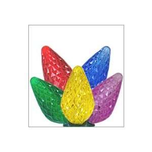  Multi color C9 Strawberry LED Lights with Removable Bulbs 