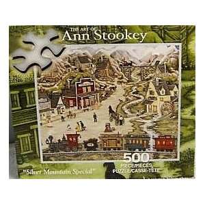  The Art of Ann Stookey Collectible Puzzle Silver Mountain 