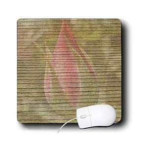   Flowers   Pink Rose Bud Wood Design Flowers   Mouse Pads Electronics