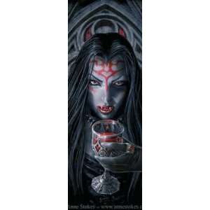  Anne Stokes Vampire Fabric Poster Print, 20x58: Home 