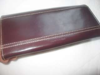 Mundi Italian Calfskin Leather Wallet,Purple  