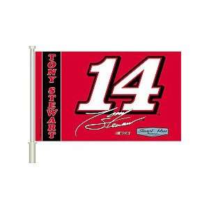  B.S.I. Tony Stewart Car Flag: Sports & Outdoors