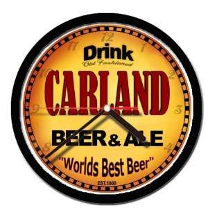  CARLAND beer and ale cerveza wall clock: Everything Else
