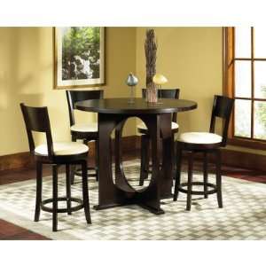 Steve Silver Rossi 42 Inch 5 Piece Round Counter Height Set:  