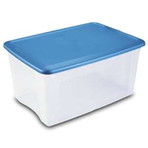  Sterilite 1659 54 Quart Storage Box   white lid