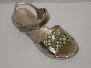 Lelli Kelly VF1381 Toddler Campanella GOLD sandals shoe  