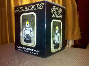 Clone Trooper Pilot Bust Star Wars  