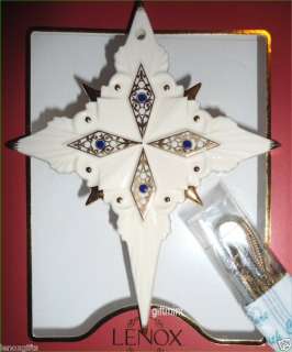 Lenox China Jewels Nativity Star of Bethlehem New in Lenox Box free 