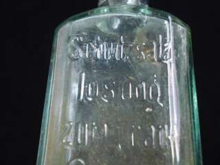 ANTIQUE MEDICAL APOTHECARY PHARMACY GLASS BOTTLE  