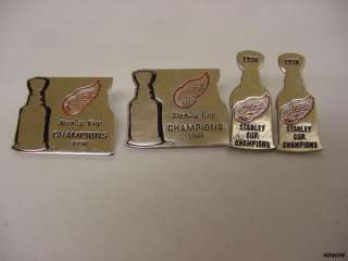 DETROIT RED WINGS STANLEY CUP PINS 1998 NEW  