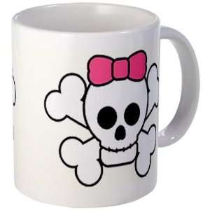 Girly Skull Humor Mug by CafePress:  Kitchen & Dining
