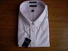 Stafford Mens White Short Sleeved Oxford Dress Shirt NWT Sz 22 Cotton 