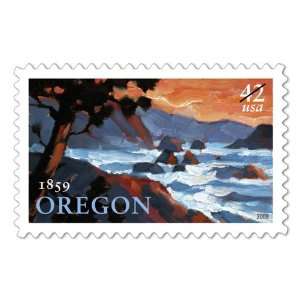  2009 Oregon Statehood 150th Anniversary Stamp Mint Sheet 