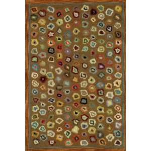  Dash and Albert Cats Paw Brown Rug: Home & Kitchen