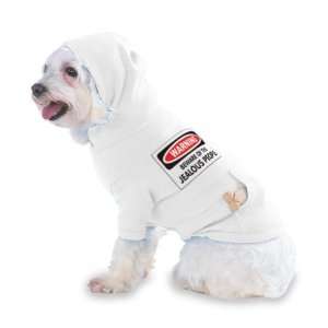   PEOPLE Hooded (Hoody) T Shirt with pocket for your Dog or Cat XS White
