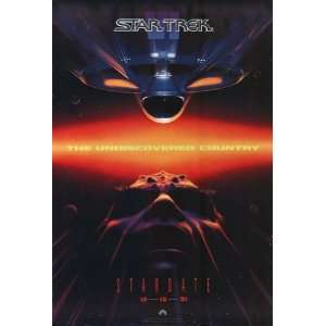  Star Trek 6 the Undiscovered Country HIGH QUALITY CANVAS 