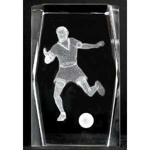   Soccer Player 5x5x8 Cm Cube + 3 Led Light Stand: Everything Else