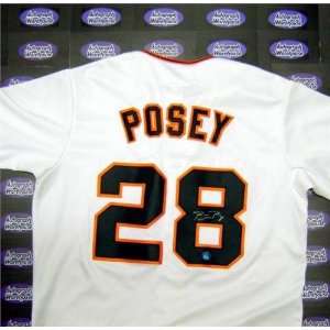  Signed Buster Posey Jersey   Authentic   Autographed MLB 