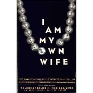 I Am My Own Wife (stage play) (2003) 27 x 40 Poster Style 