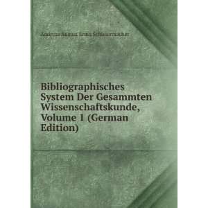   Volume 1 (German Edition) Andreas August Ernst Schleiermacher Books
