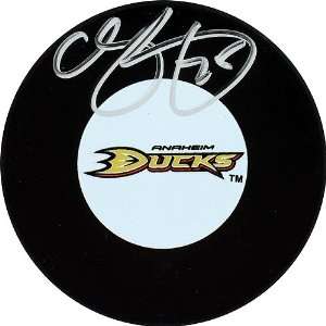  Chris Pronger Anaheim Ducks Signed Puck