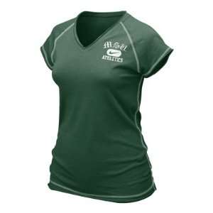  Michigan State Spartans Womens T Shirt: Sports & Outdoors