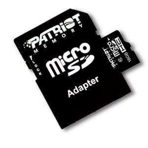 Patriot Memory, 16GB MicroSDHC Class10 (Catalog Category: Flash Memory 