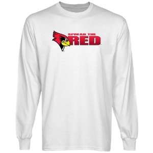   Redbirds White Spread the Red Long Sleeve T shirt