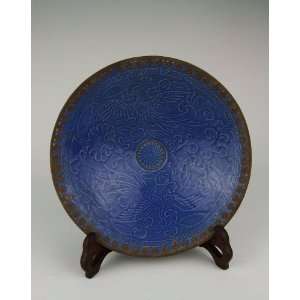  one Blue Glaze Porcelain Bowl, Chinese Antique Porcelain 