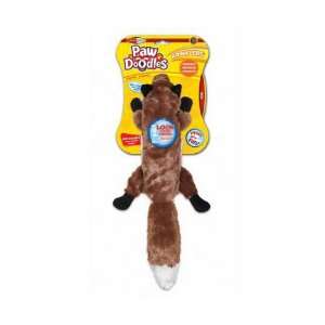   Pawdoodles Krinklers Fox, Dogs Toy that is Crackling and Squeaking Fun