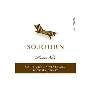  Sojourn Cellars Pinot Noir Gaps Crown 2010 750ML Grocery 