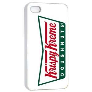  Krispy Kreme Doughnuts Logo Case for Iphone 4/4s (White 