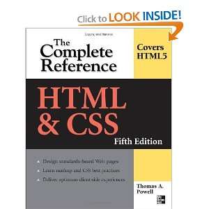 HTML & CSS The Complete Reference, Fifth Edition (Complete Reference 