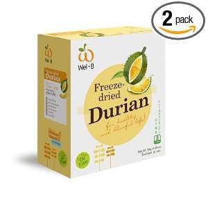 Durian Freeze dried 100% (Pack of 2):  Grocery & Gourmet 