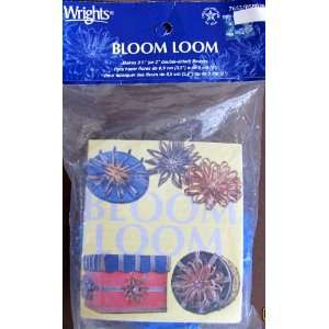  Wrights Bloom Loom FLOWER MAKER: Makes 3 1/2 Flowers 