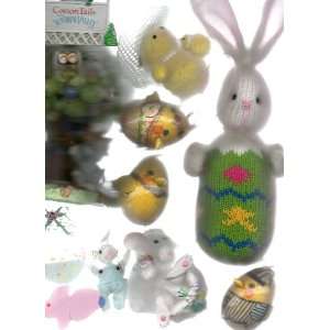 Stuffed Rabbit, Easter Rabbit TREE (Figurine), Easter Rabbit HOUSE 