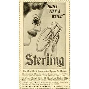   Eye Glass Chainless Bicycles   Original Print Ad